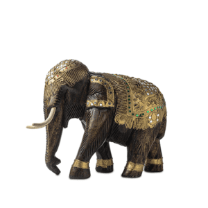 Wooden Elephant 25 cm